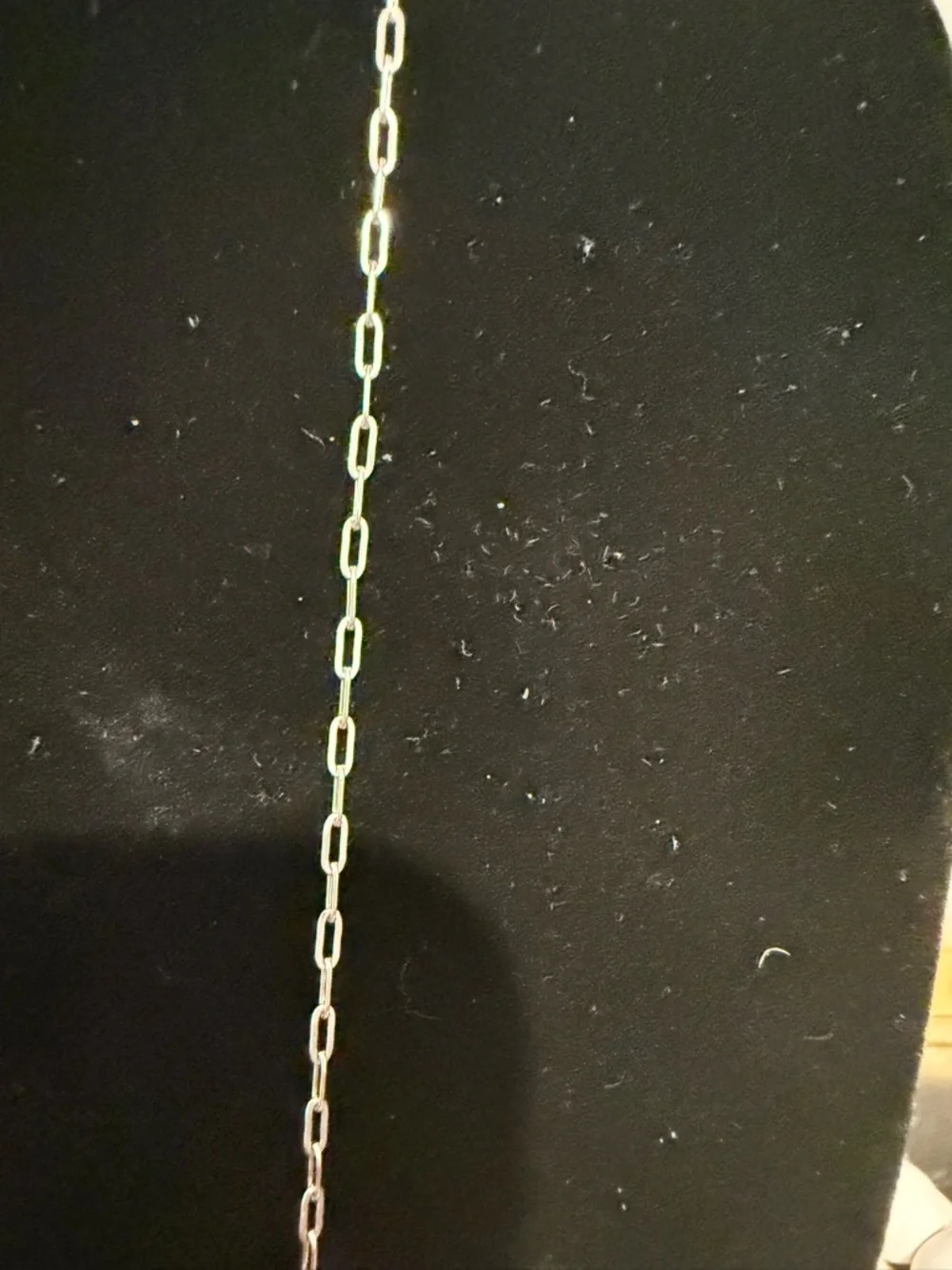 3 x 20$ Moon Paw Print Necklace Silver Tone Dog Lover Pendant